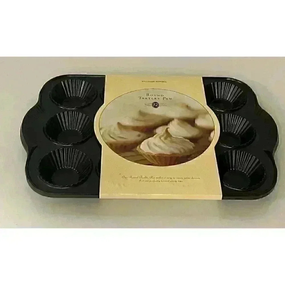 Williams Sonoma Nordic Ware Round Petite Tartlet Pan. Makes 12 Tartlets. New